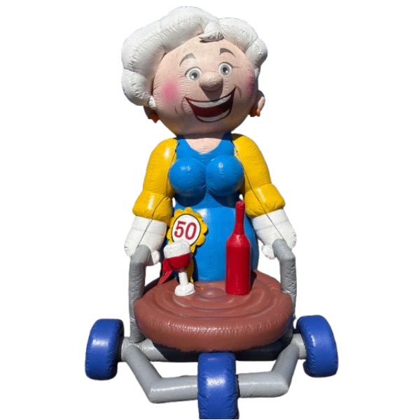 Sarah pop met rollator Sarah pop met rollator